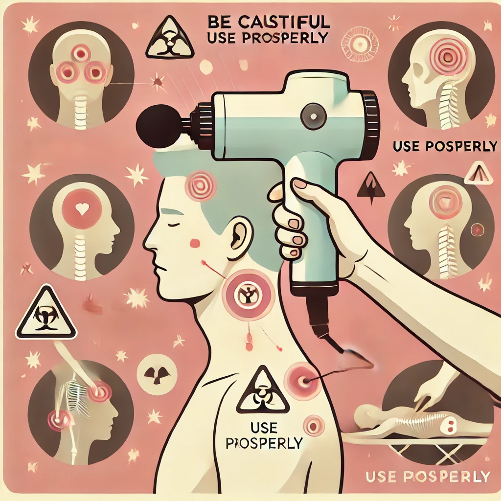 マッサージガン デメリット①：誤使用による怪我のリスク